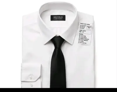 Traje formal negro para hombre Secolo - miniatura 4