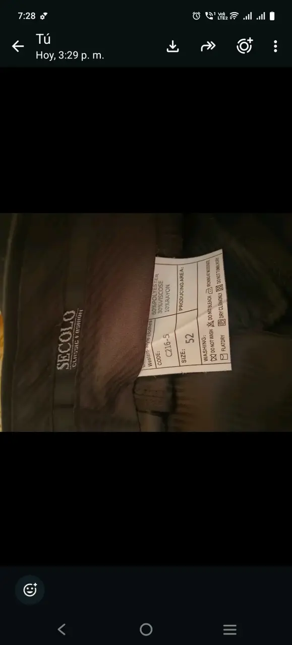 Traje formal negro para hombre Secolo - 6