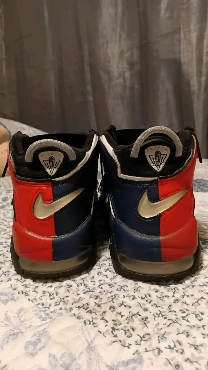 Zapatillas deportivas Nike Air negras y rojas - 3