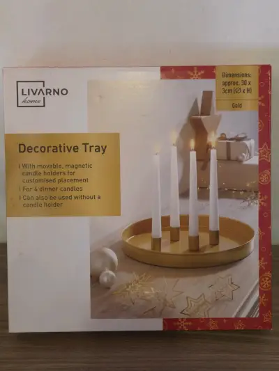 Regala bandejas Livarno con portavelas magnéti - miniatura 4