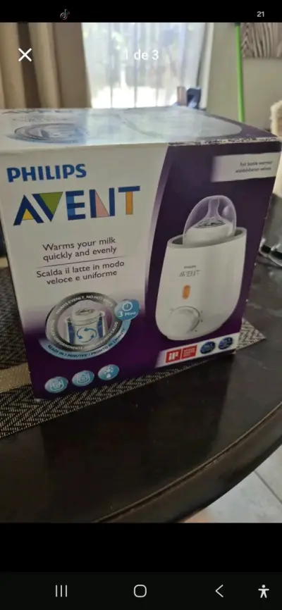 Calentador de Biberones Philips Avent Rápido - miniatura 1