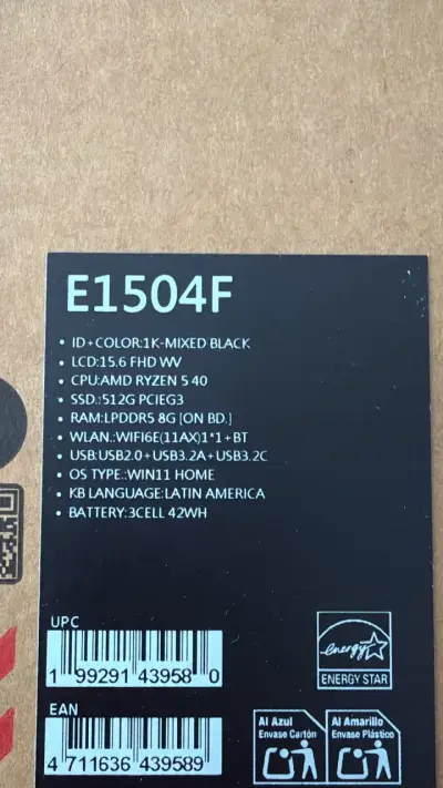 Laptop ASUS Vivobook E1504F - miniatura 2