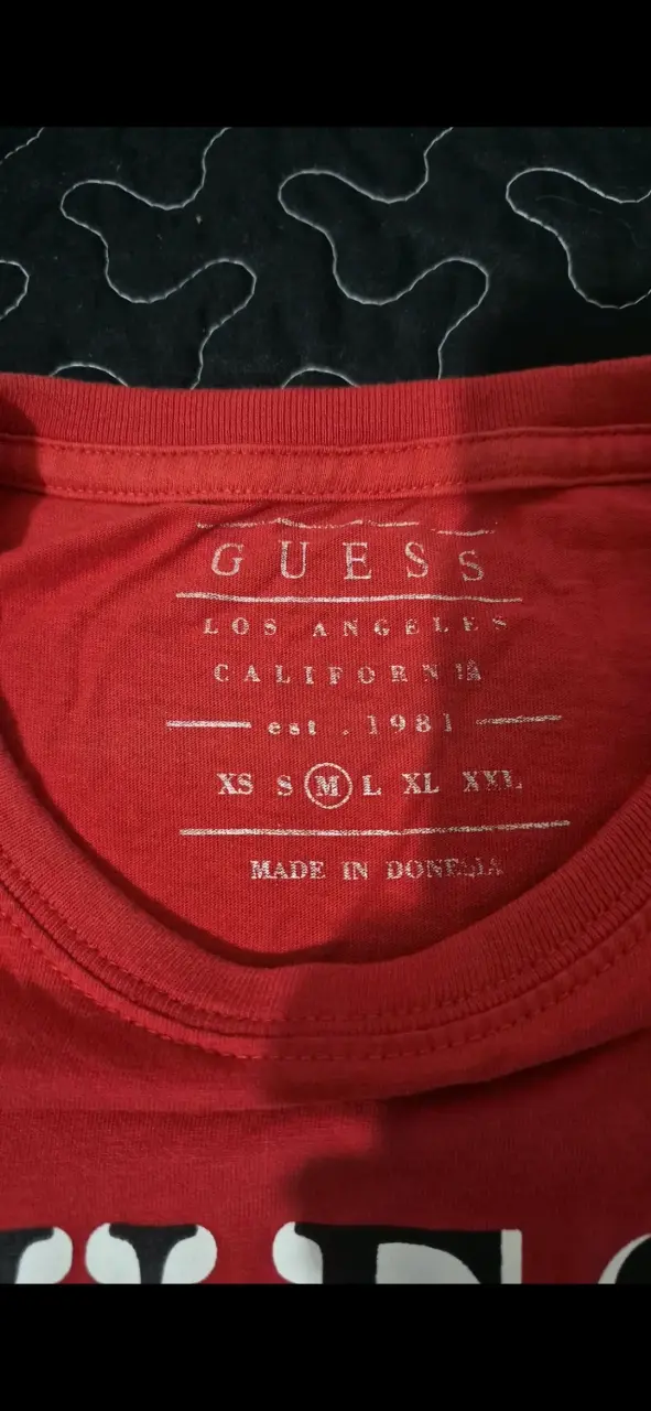 Polera Roja Guess Los Angeles - 1