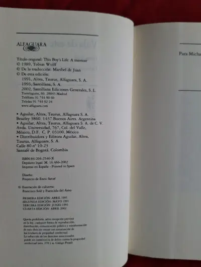 Libro 'Vida de este chico' de Tobias Wolff - miniatura 3