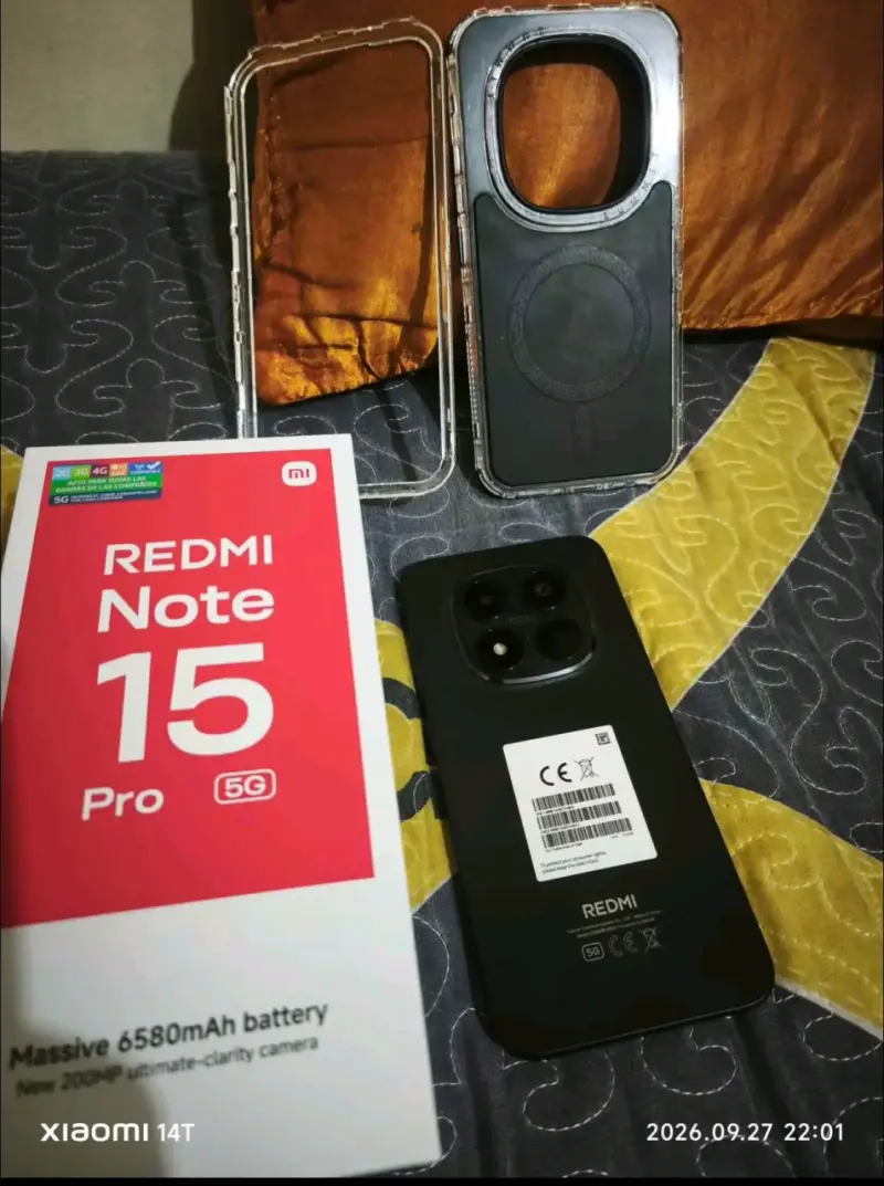 Xiaomi Redmi Note 15 Pro 5G con batería de 6580mAh