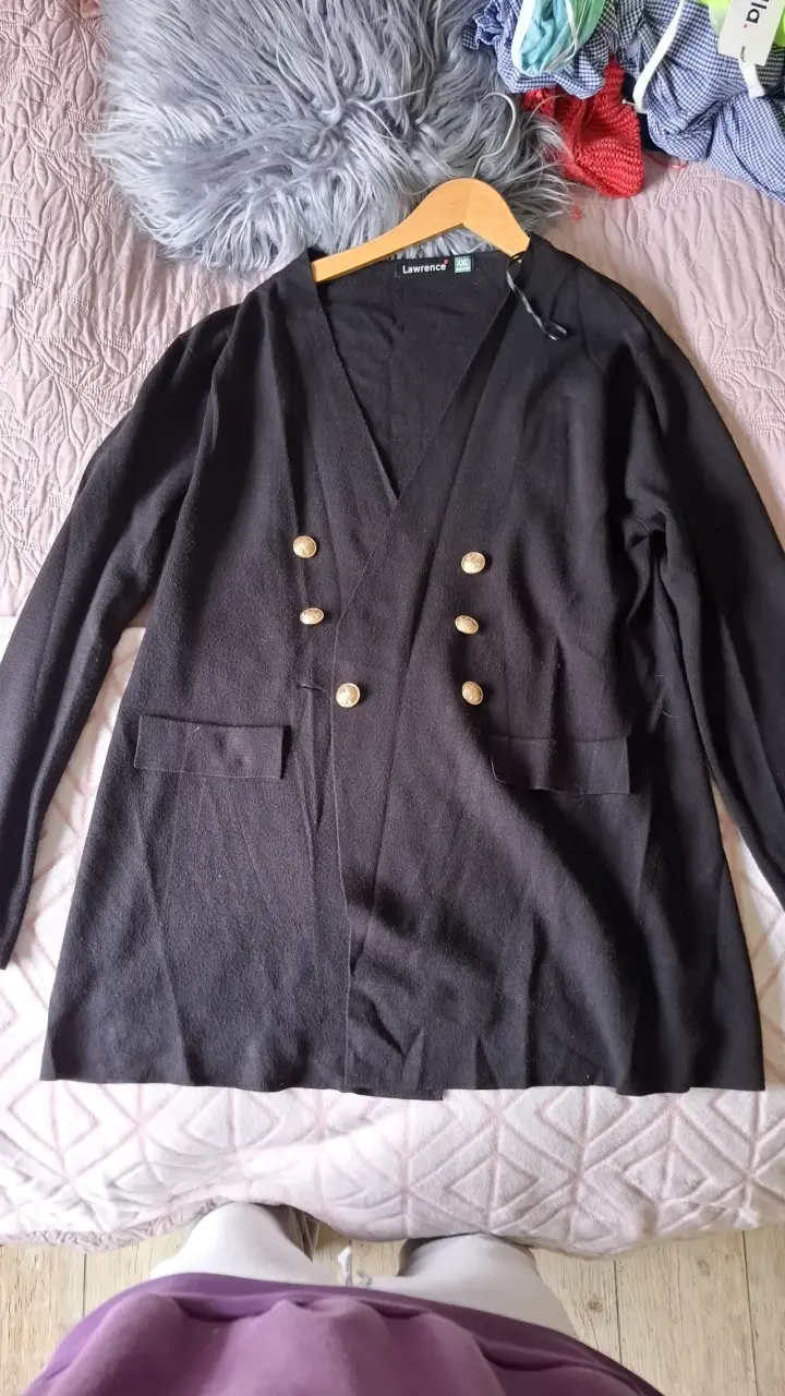 Blazer negro con botones dorados Lawrence - 2
