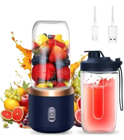 Licuadora portátil recargable 400ml - miniatura 1
