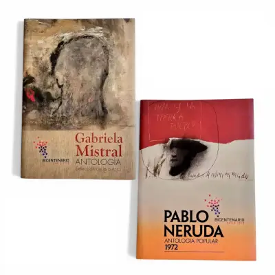 Antologías de Gabriela Mistral y Pablo Neruda - miniatura 1
