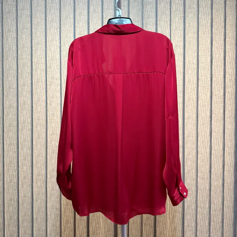 Blusa roja Zara talla L nueva - 2