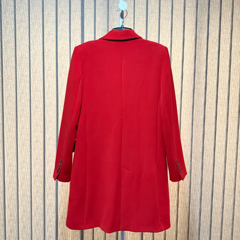 Blazer tipo abrigo Zara talla M - 2