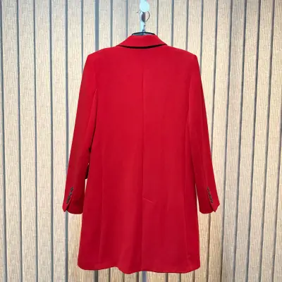 Blazer tipo abrigo Zara talla M - miniatura 2