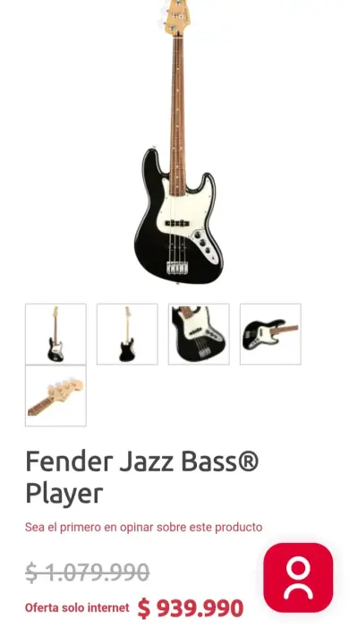 Bajo eléctrico Fender Jazz Bass - miniatura 5