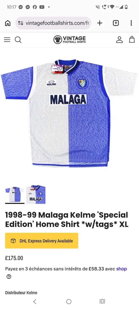 Camiseta Málaga CF edición especial Kelme - 5