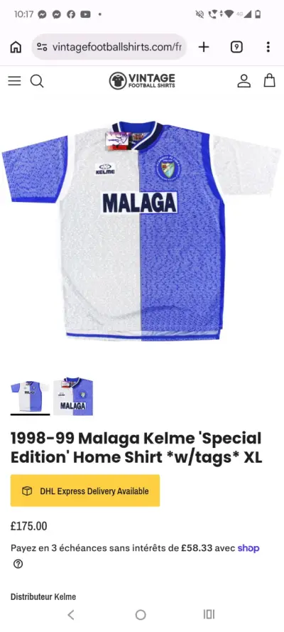 Camiseta Málaga CF edición especial Kelme - miniatura 5