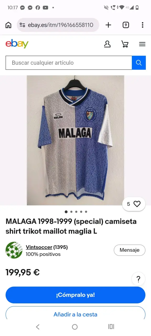 Camiseta Málaga CF edición especial Kelme - 6