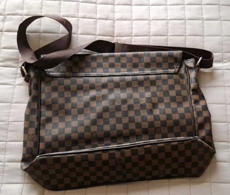 Bolso bandolera Louis Vuitton damero marrón - 2