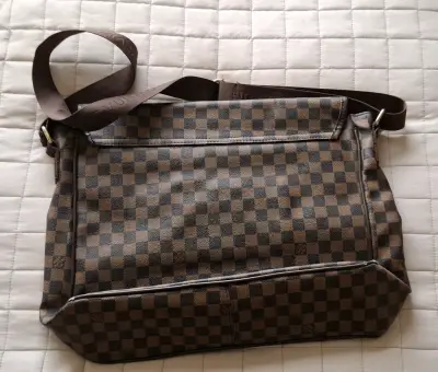 Bolso bandolera Louis Vuitton damero marrón - miniatura 2