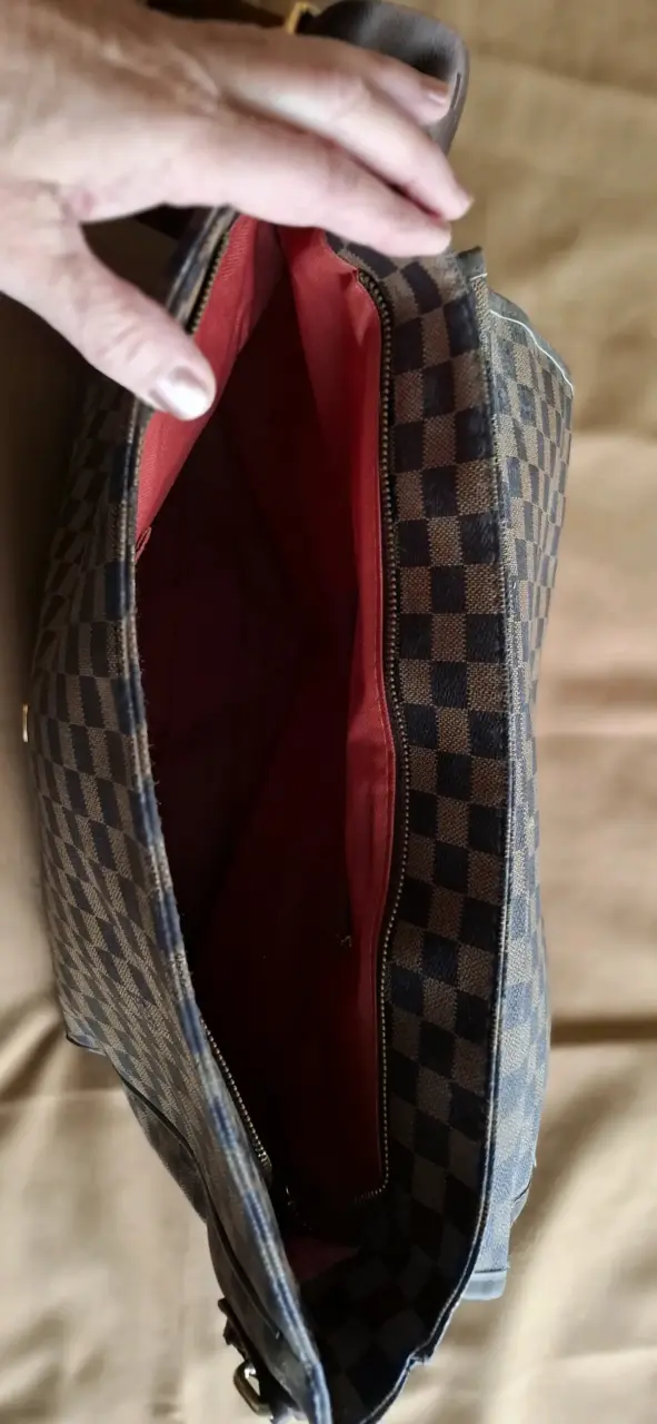 Bolso bandolera Louis Vuitton damero marrón - 3