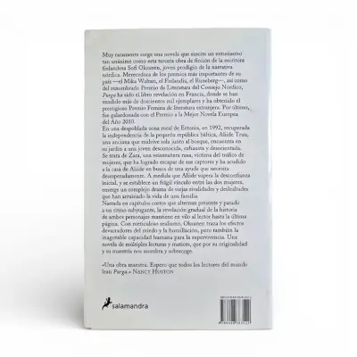 Libro 'Purga' de Sofi Oksanen en buen estado - miniatura 2