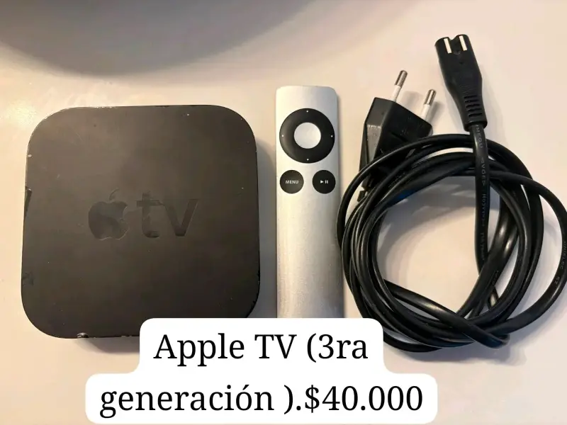 Apple TV 3ra generación con control remoto