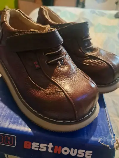 Zapatos de cuero para niños Besthouse talla 24 - miniatura 1