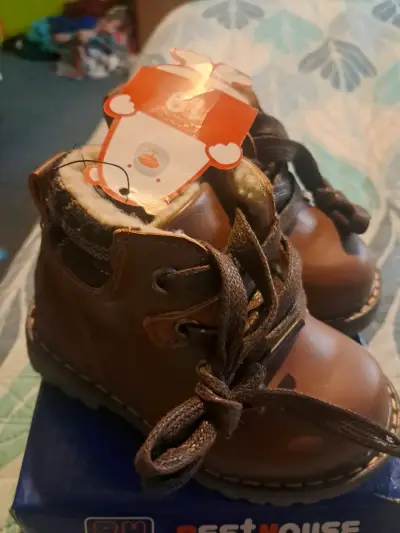 Botines para niños Osito marrones - miniatura 1
