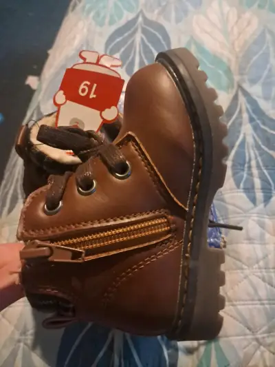 Botines para niños Osito marrones - miniatura 3