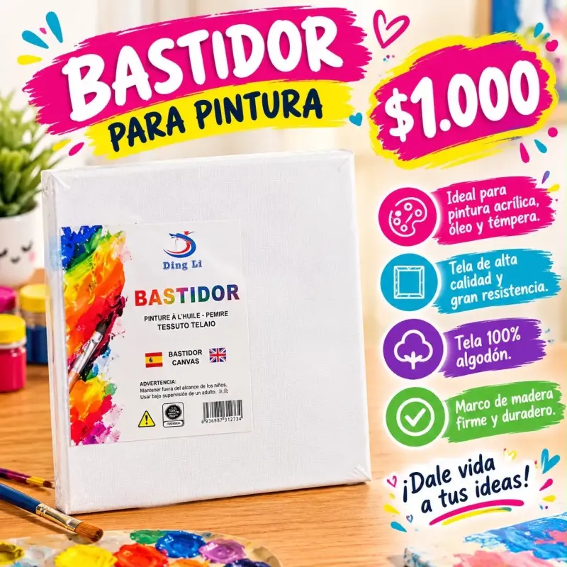 Bastidor para Pintura y más