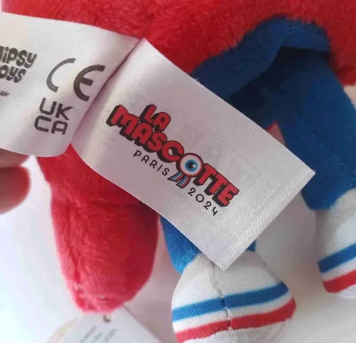 Peluche Mascota Juegos Olímpicos París 2024 Rojo - 3