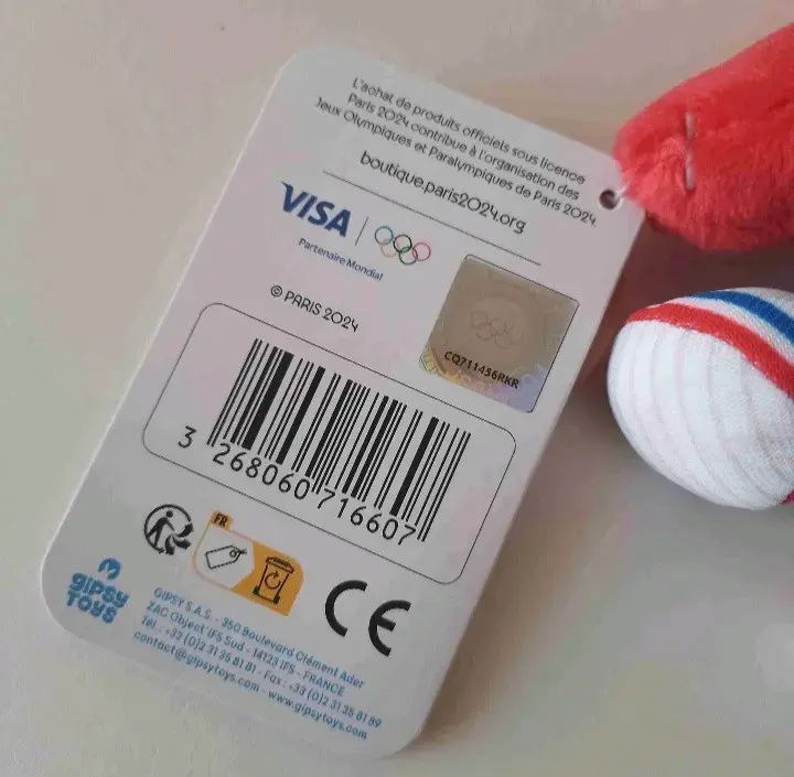 Peluche Mascota Juegos Olímpicos París 2024 Rojo - 5