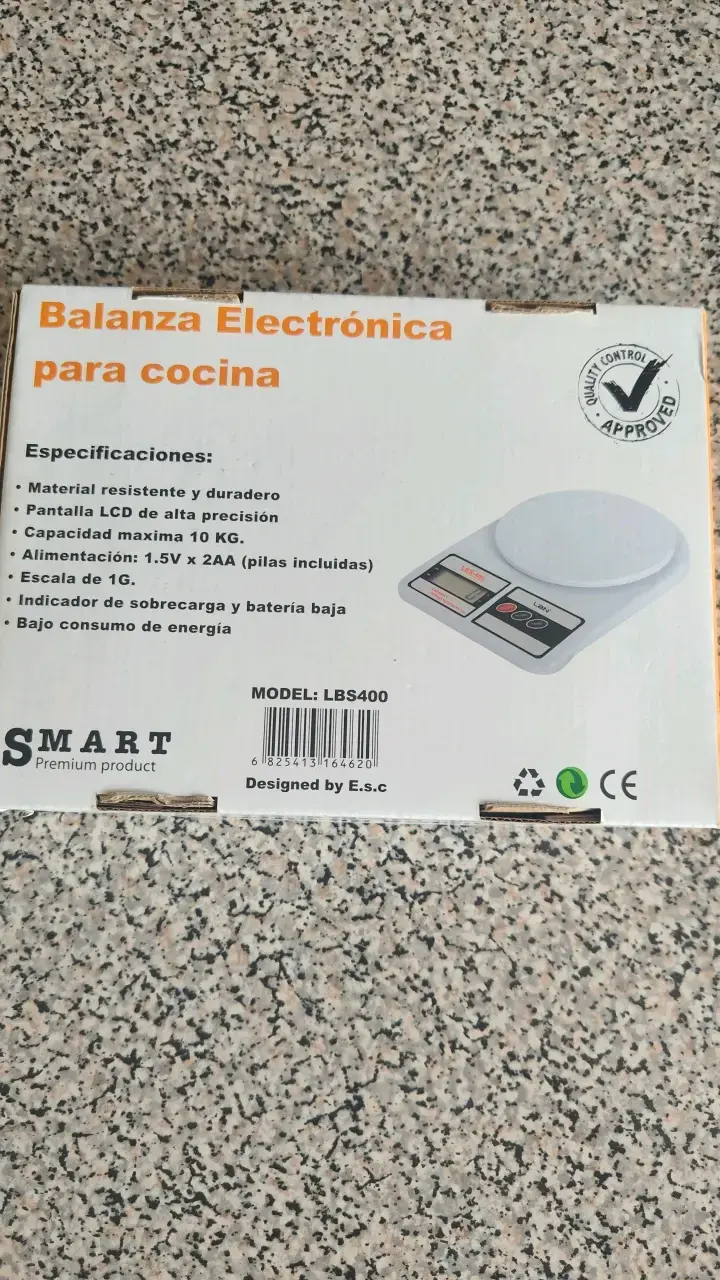 Balanza electrónica de cocina LBN 10 kg - 2