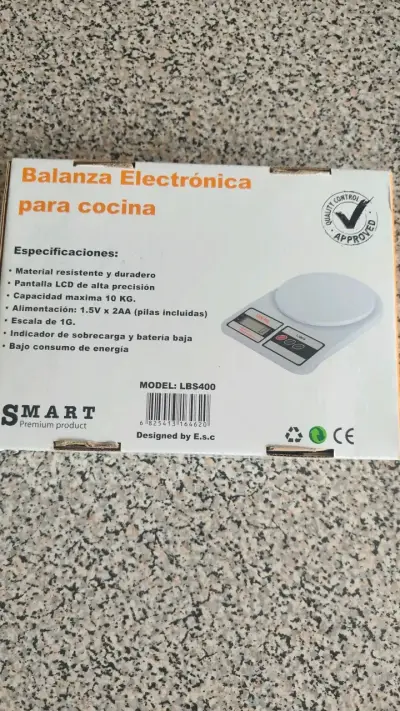 Balanza electrónica de cocina LBN 10 kg - miniatura 2