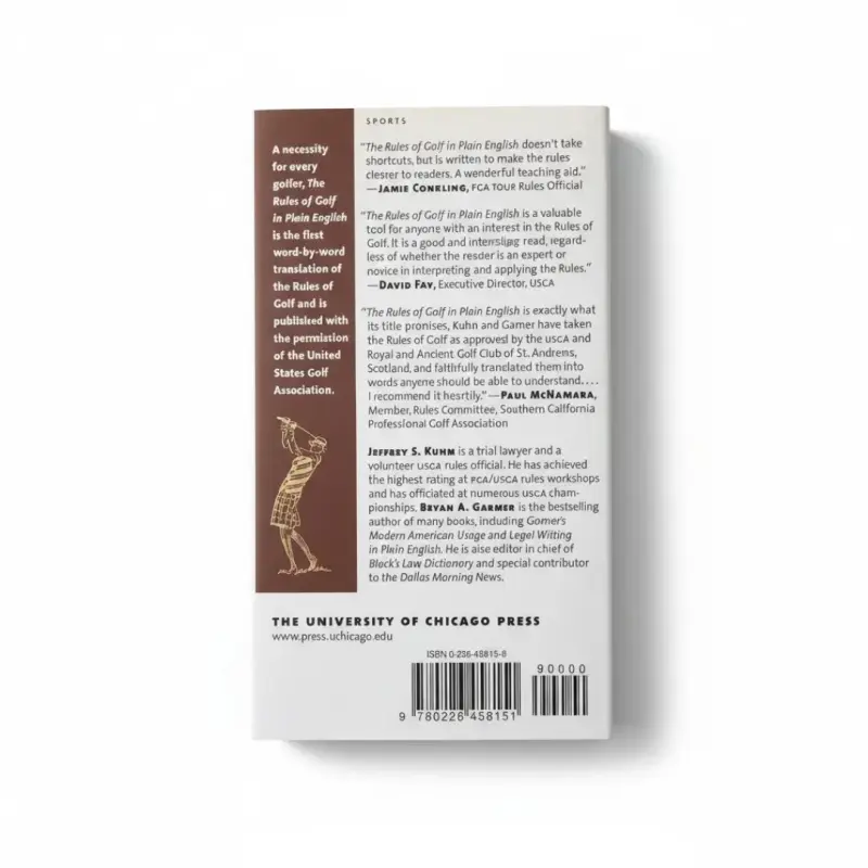 Libro The Rules of Golf in Plain English - 2