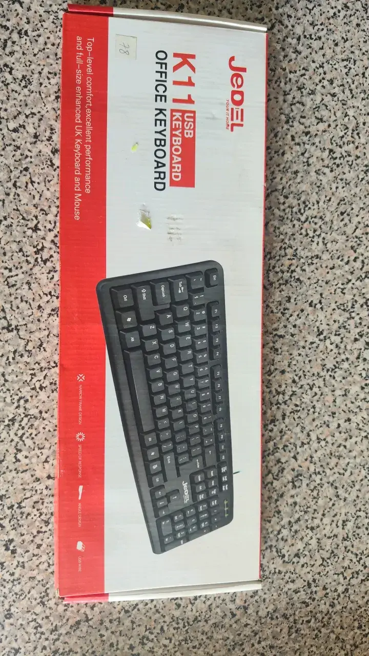 Teclado USB Jedel K11 para oficina - 1