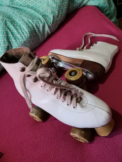 Patines de Cuatro Ruedas Blancos para Adulto - miniatura 1