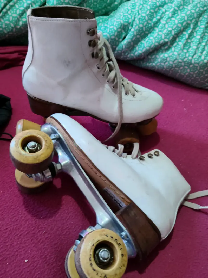 Patines de Cuatro Ruedas Blancos para Adulto - 2