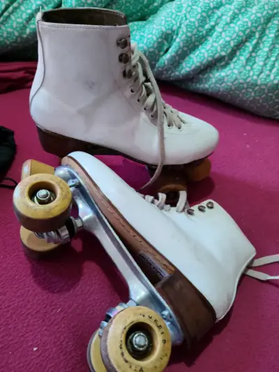 Patines de Cuatro Ruedas Blancos para Adulto - miniatura 2