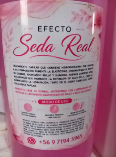 Tratamiento Capilar Efecto Seda Real 1L - miniatura 1