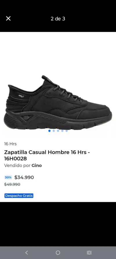 Zapatillas de hombre 16 Hrs - miniatura 1