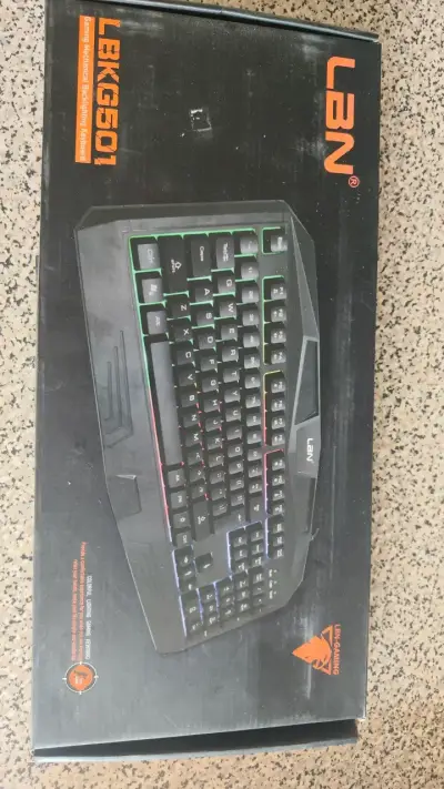 Teclado mecánico gaming LBN LBKG501 retroiluminado - miniatura 1