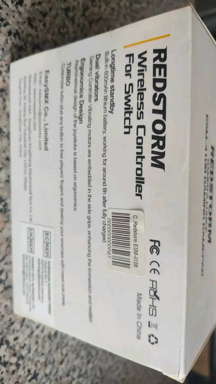 Control inalámbrico Redstorm ESM-4108 para Switch - 3