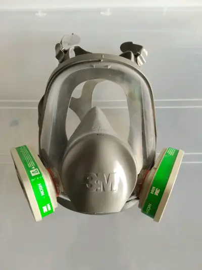 Respirador Full Face 3M 6800 Original + Filtros - - miniatura 1