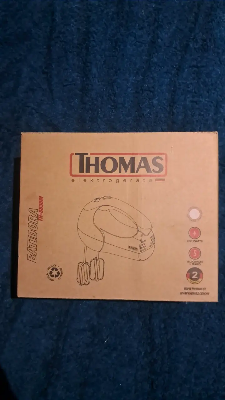 Batidora Thomas TH-8830M 200W 5 Velocidades