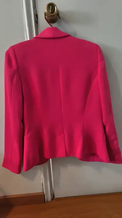 Blazer IO fucsia elegante para mujer, talla 38 - miniatura 3