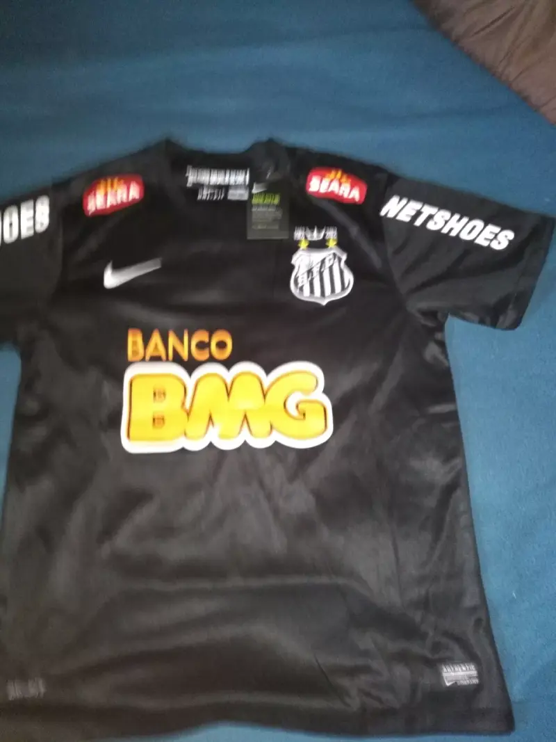 Camiseta Santos FC Neymar Jr Negra - 4