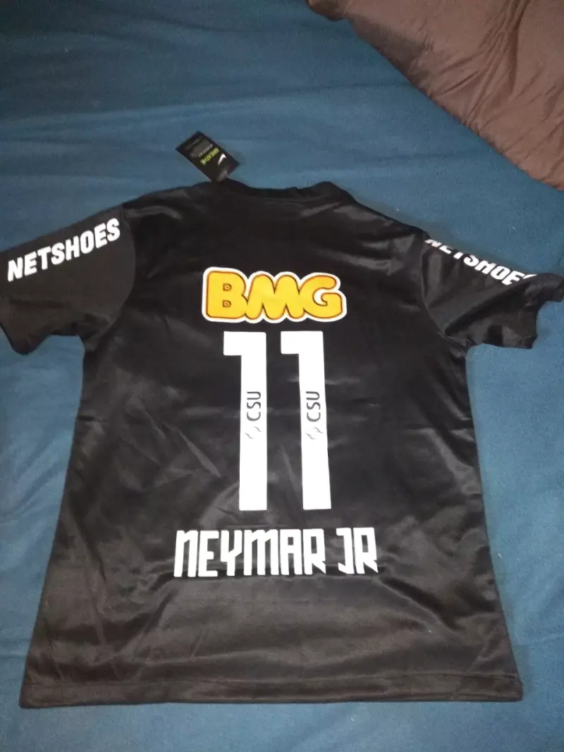 Camiseta Santos FC Neymar Jr Negra - 6