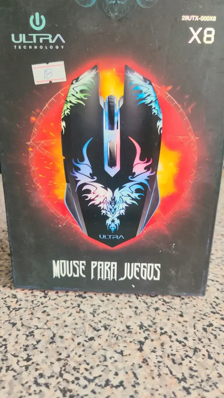 Mouse para juegos Ultra Technology con diseño ergonómico - 3