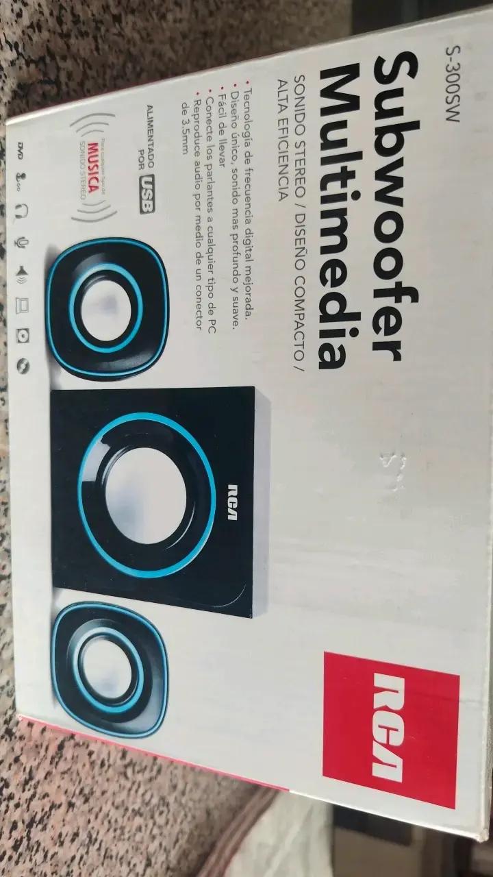 Subwoofer Multimedia RCA S-300SW - 1