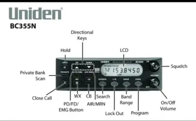 Radio escáner Uniden Bearcat BC355N 800 MHz - miniatura 4