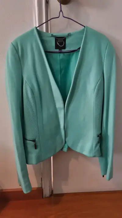 Chaqueta IO verde menta elegante para mujer - miniatura 1